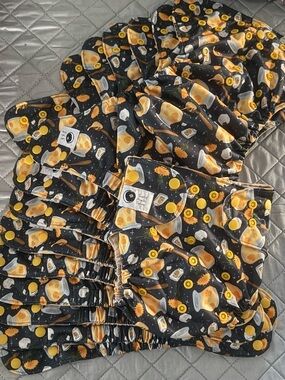 Twisted Mystic Tushies Honey Dandilion Tea reusable diaper covers 10 ct NEW